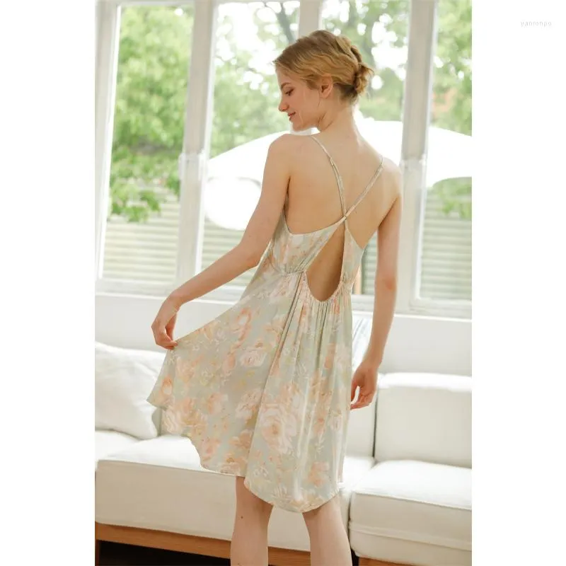 Women's long sleeveless nightgowns new arrivals