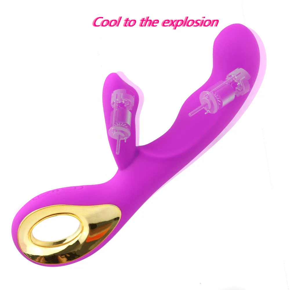 Vibrators Dildo Rabbit Vibrator Massager Clitoris Stimulating Toy G-point Dual Motor Female Massage_voghion.com