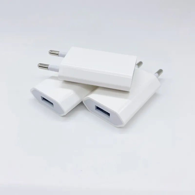 5W 1A Plug da UE europeu USB ADB USB VIAGEM CARREGENTE Adaptador de energia para o celular 6 6S 5 5S 4 4S