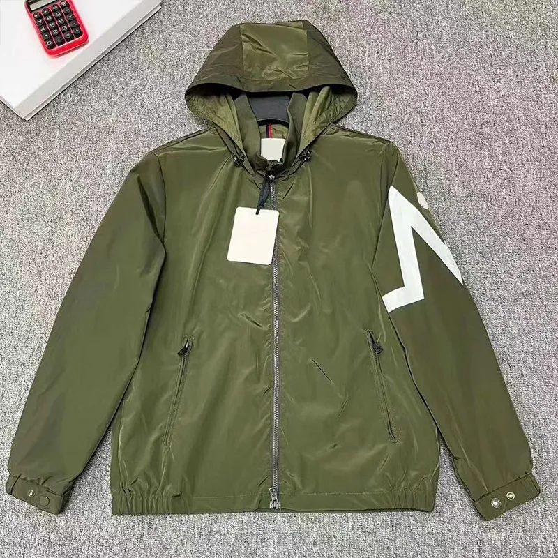 Monclairs Embroidered Holloway Jackets With Hood Mens And Womens
