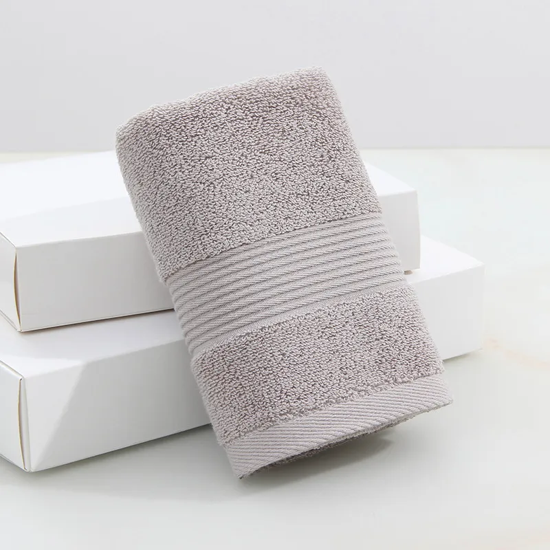 AEB162 Wholesale Bulk 20pcs Thickened 100% cotton bath towel increases water absorption adult bath towel soft face towel