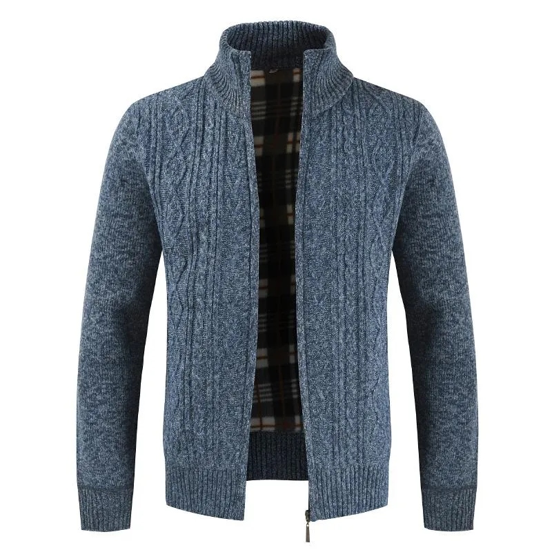 Hommes Vestes Automne Cardigan Hommes Chandails Épais Chaud Chandail Tricoté Hommes Manteaux Homme Vêtements Casual Tricots M-3XL