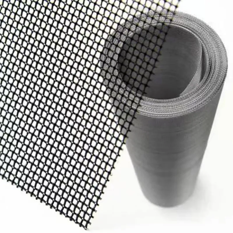 304 acier inoxydable anti-moustiques diamant maille écran fenêtre en alliage d'aluminium maille pulvérisation en plastique invisible fenêtre écran