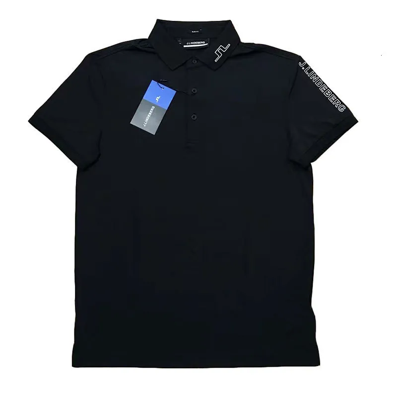T-shirty na zewnątrz noś odzież golfową JL Klasyczne letnie męskie koszulka wygodna i oddychająca wolna od frachtu 230523