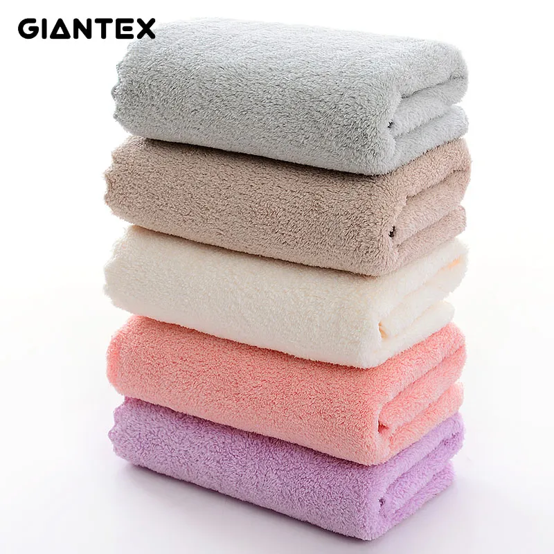 Giantex Coral Velvet Cut Edge Payel Clain Wash Facel Face Facel for Home Polyester Bath Playels للحمام