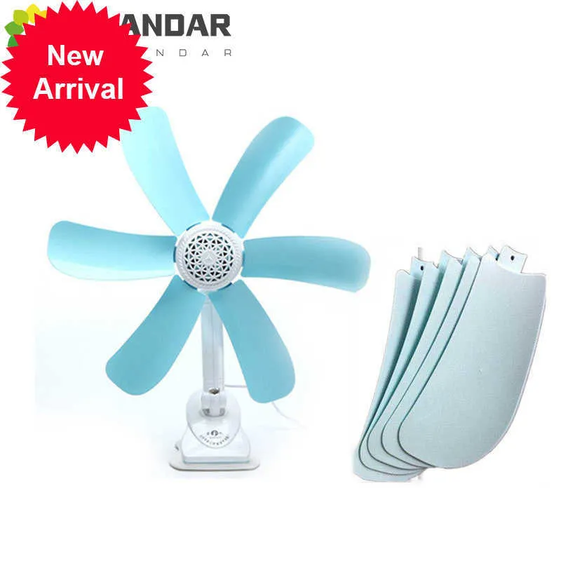 New Home Desktop Clip Fan Mini Electric Wall Mounted Office Clamp Cooling Fans Student Dorm Bed Natural Wind Ventilation 220V