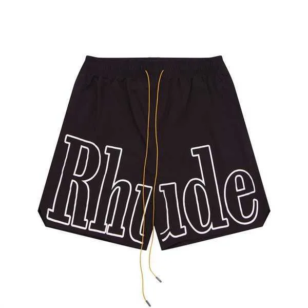 DHgate Rhude Designer Shorts for Men Summer Fashion Beach Pants High Quality Street Wear Red Blue Black Purple Mens Shorts Sizes S XL Apparel