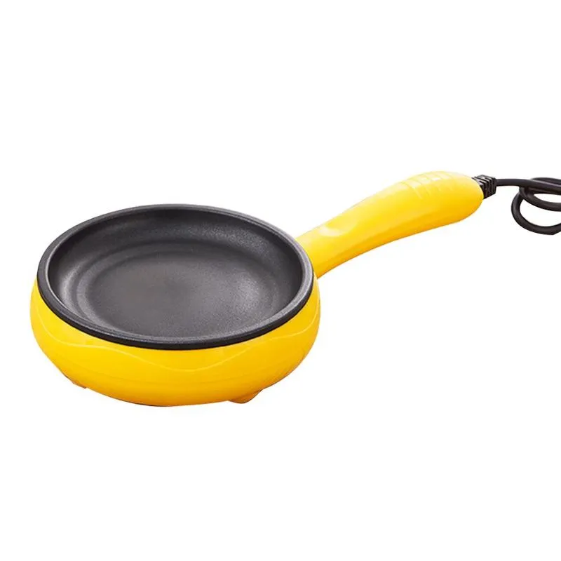 Duschgardiner Frukost Artefakt Automatisk Power Off omelettkokt ägg Stång Electric Pot Double-Layer Mini Freying Pan