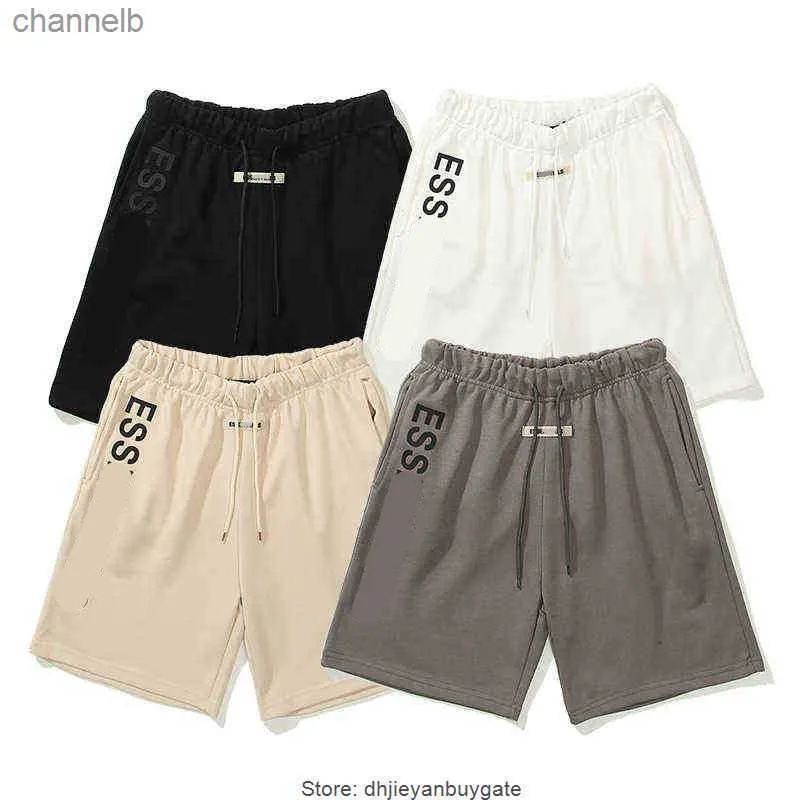 Herren-Shorts, Herren-Shorts E, dreidimensionaler Buchstabendruck-Designer, bequeme Shorts, Damen-Unisex-Kurzbekleidung, 100 % reine Baumwolle, Sportmode, große Größe L230518