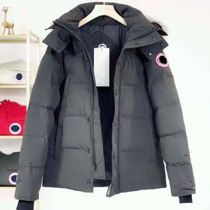 Mens Wyndham Winter Jacket With Down Parka Hood And Fur Arctic