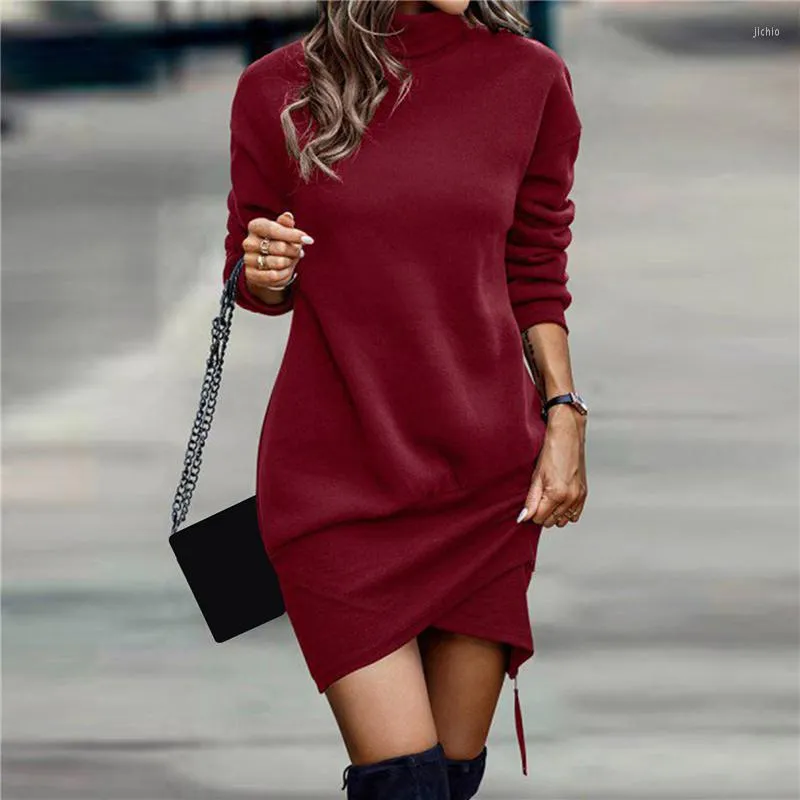 Casual Dresses Women Turtleneck Sweatshirt Dress ... From Join3, $35.03 In  Bulk
