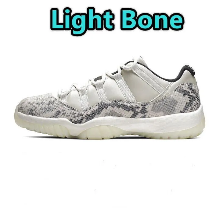 Jumpman 11 11s Yellow Snakeskin Basketball Shoes Low Cement Grey