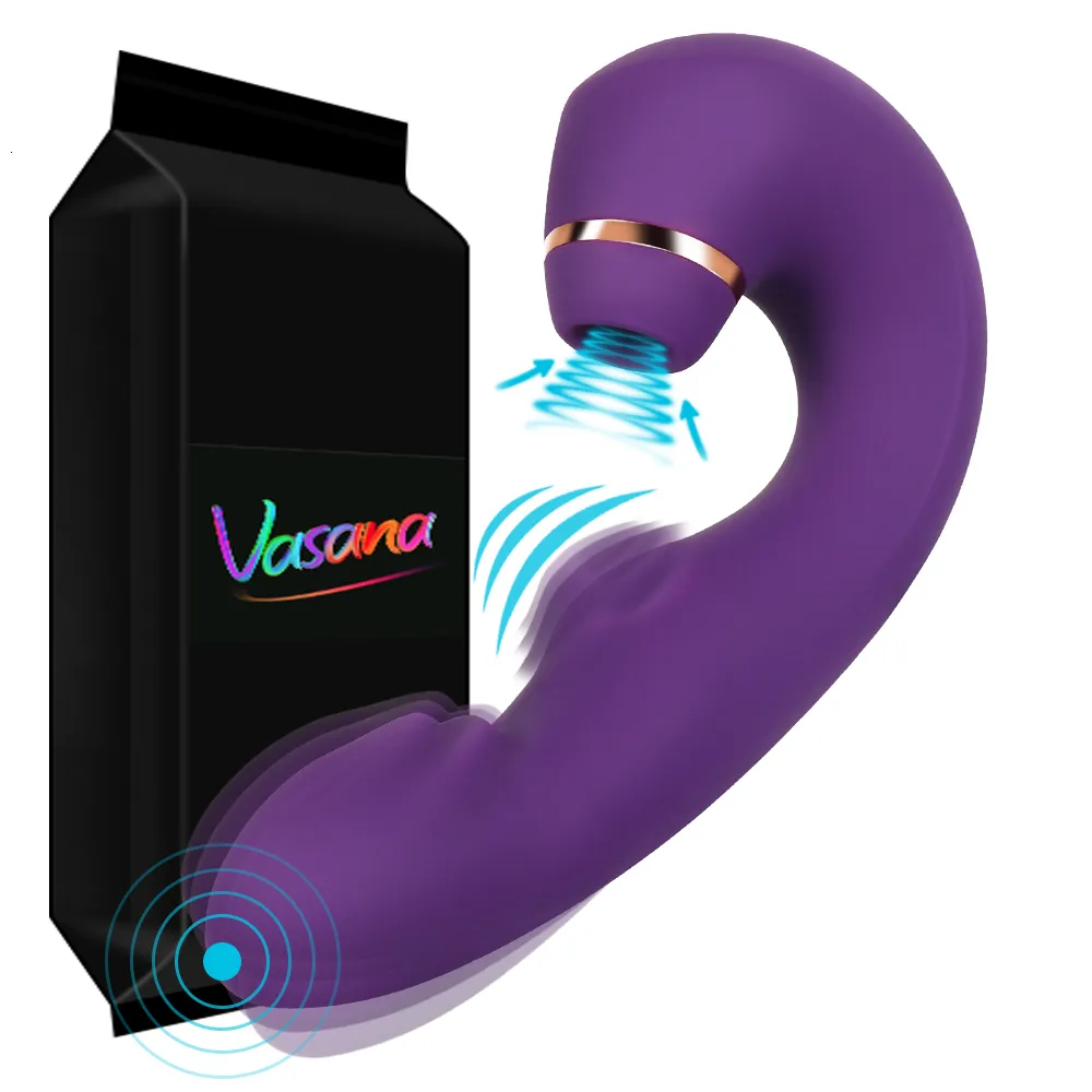 Vibromasseurs Vasana 3-en-1 ventouse faux pénis vibrateur masturbation féminine ventouse vibrateur femme ventouse vibrateur 230524