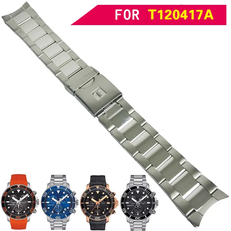 Male Stainless Steel Titanium Watch Band 21mm T120407 And
