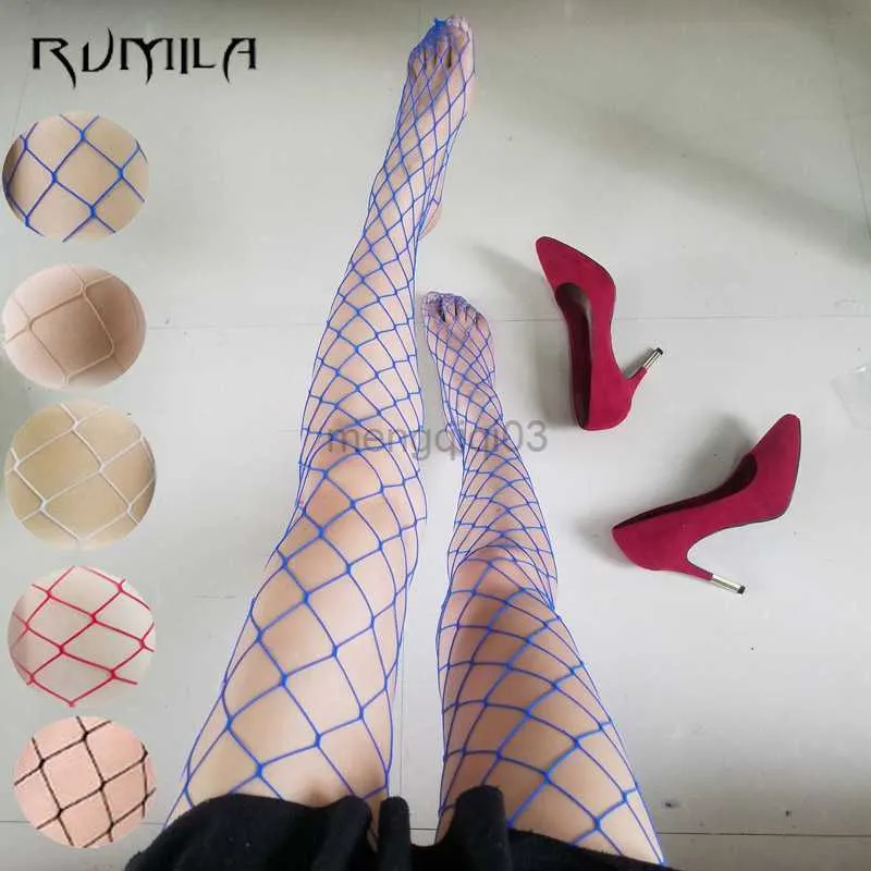 Meias Hosiery Blue Red Mulheres Sexy Mulheres Alta Colo