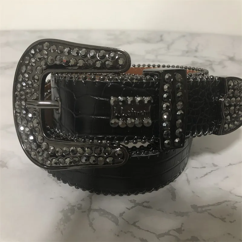 Rhinestones Belts Cowboy Leather Belts Bb Simon Belt... From 