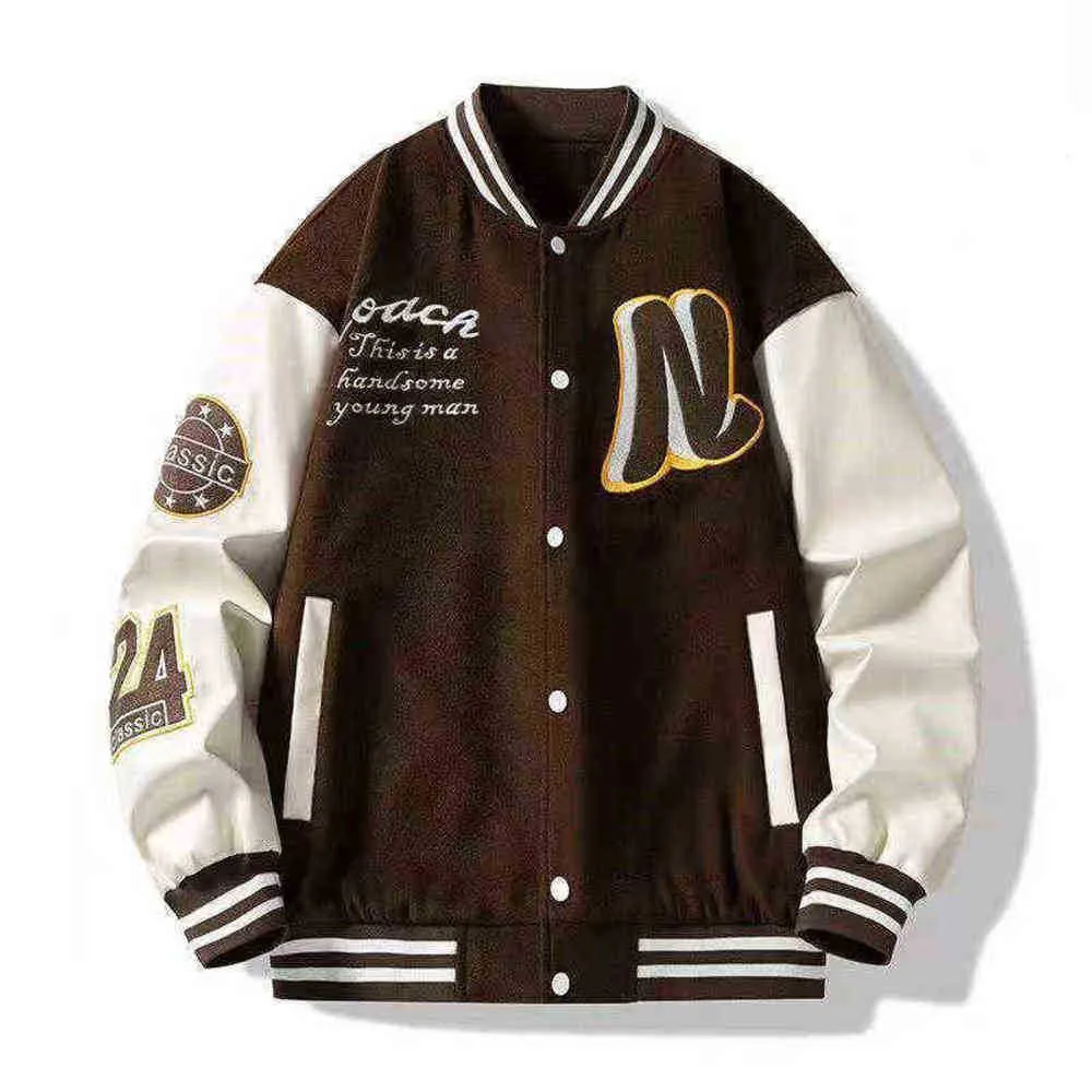 Men's varsity bomber clearance jacket