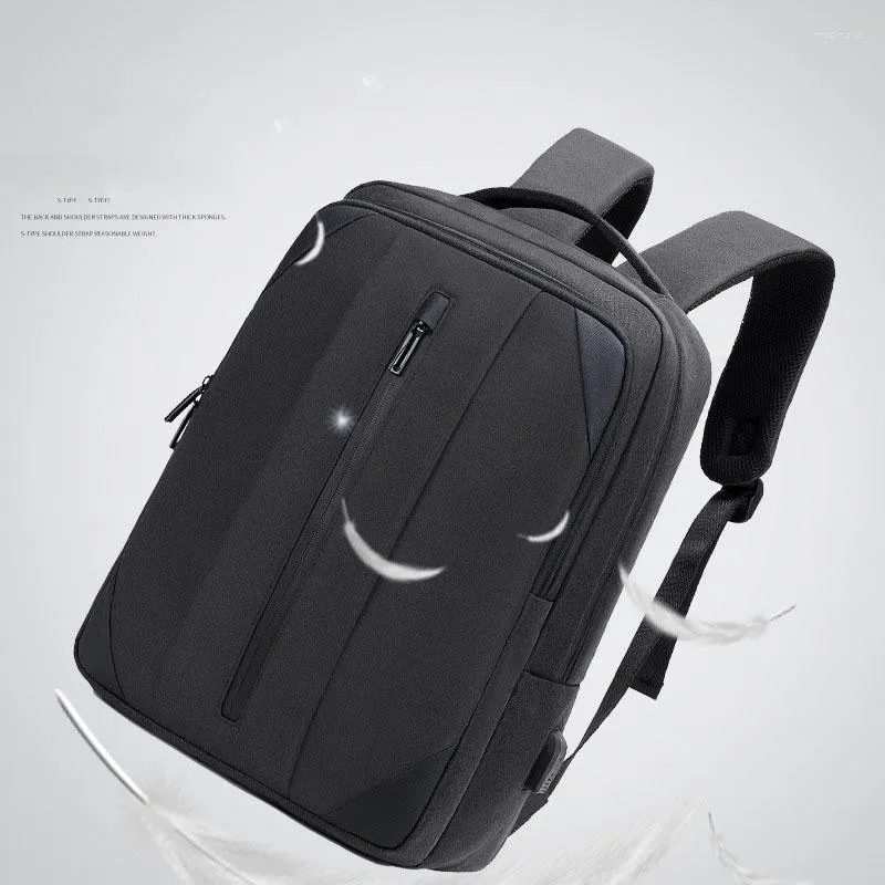 Backpack 2023 Men's Big Capacity Business Travel Bag Trend Student Schoolbag Multifunctional 15.6 Inch Laptop Backpacks