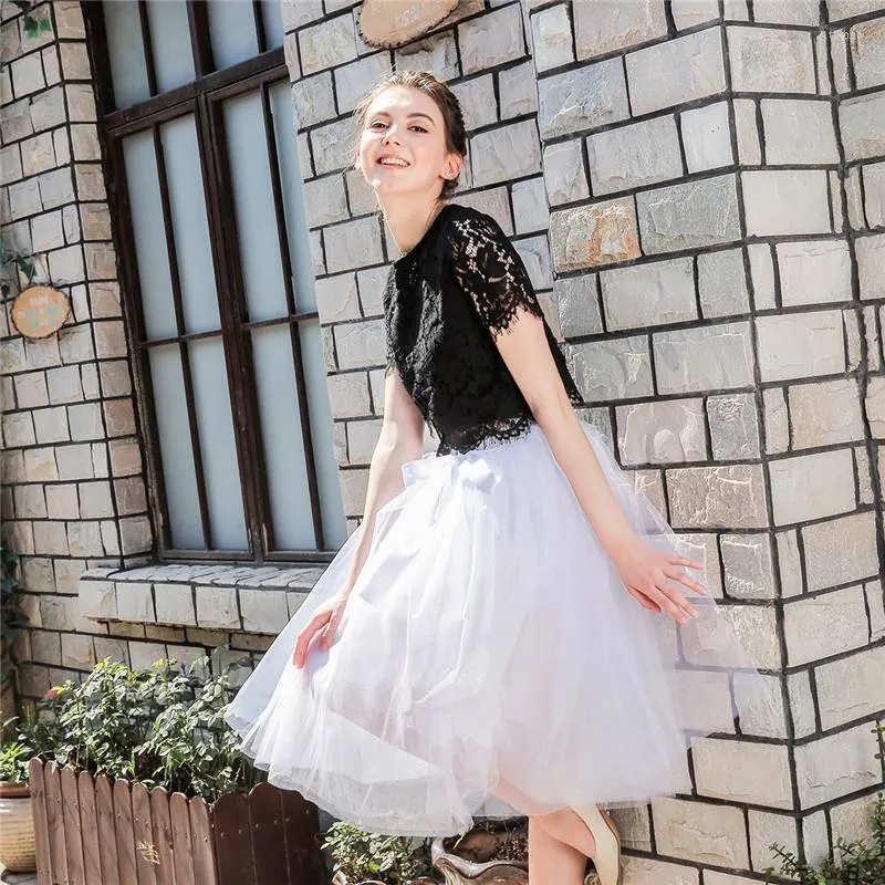 Mesh skirt knee length cheap