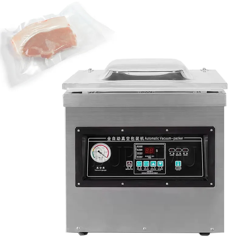 LEWIAO Commercial Wet and Dry Food Vacuum Sealer Automatic Vacuum Packaging Sealer Dual-purpose Fresh-keeping Plastic Sealing Machine