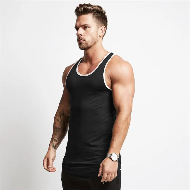 3 Canotte Uomo 100% Cotone – Maglie Senza Maniche Per Palestra, Bodybuilding, Estate – Gilet Base Tinta Unita Casual