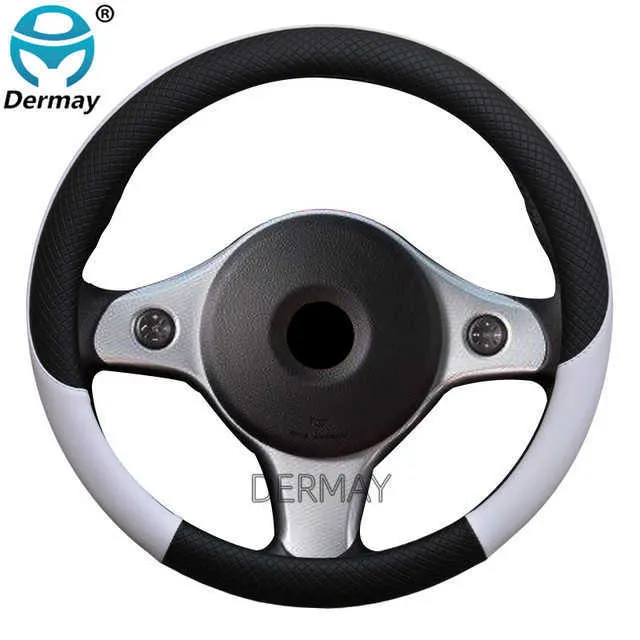 Couvre Volants 100% Dermay Brand En Cuir Car Couvercle De Volant