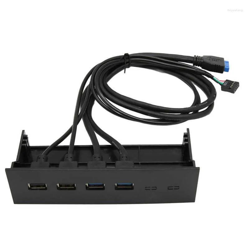 5.25in USB 3.0 Front Panel Hub 4 Ports 5Gbps High Speed ​​19pin för PC.