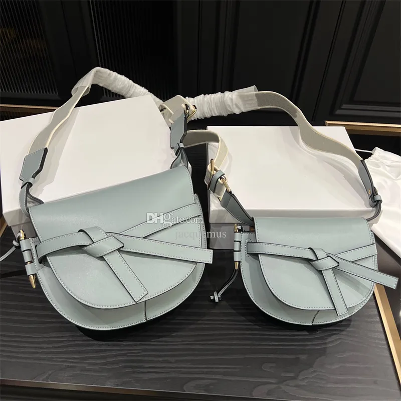 womens Mini Small bag Saddles shoulder bags designer lady soft calfskin jacquard On Strap Chest Pouch Genuine Leather crossbody