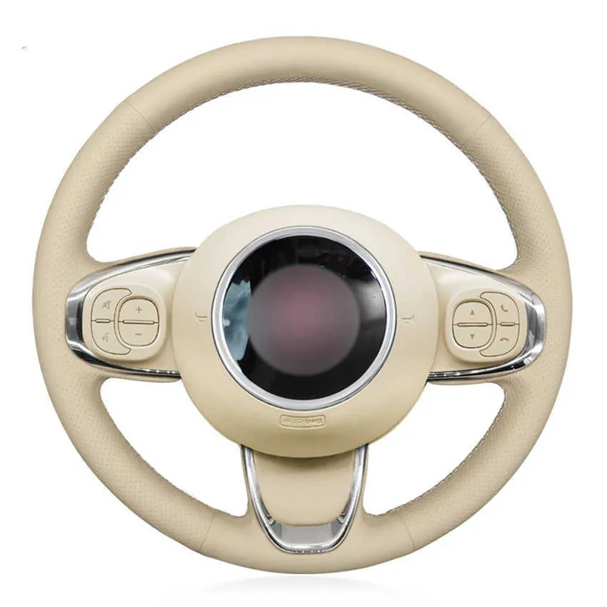 Housse De Volant En Cuir Rouge Foncé Double Point, Pour Fiat Ducato 2014 Et +, Facile à Installer