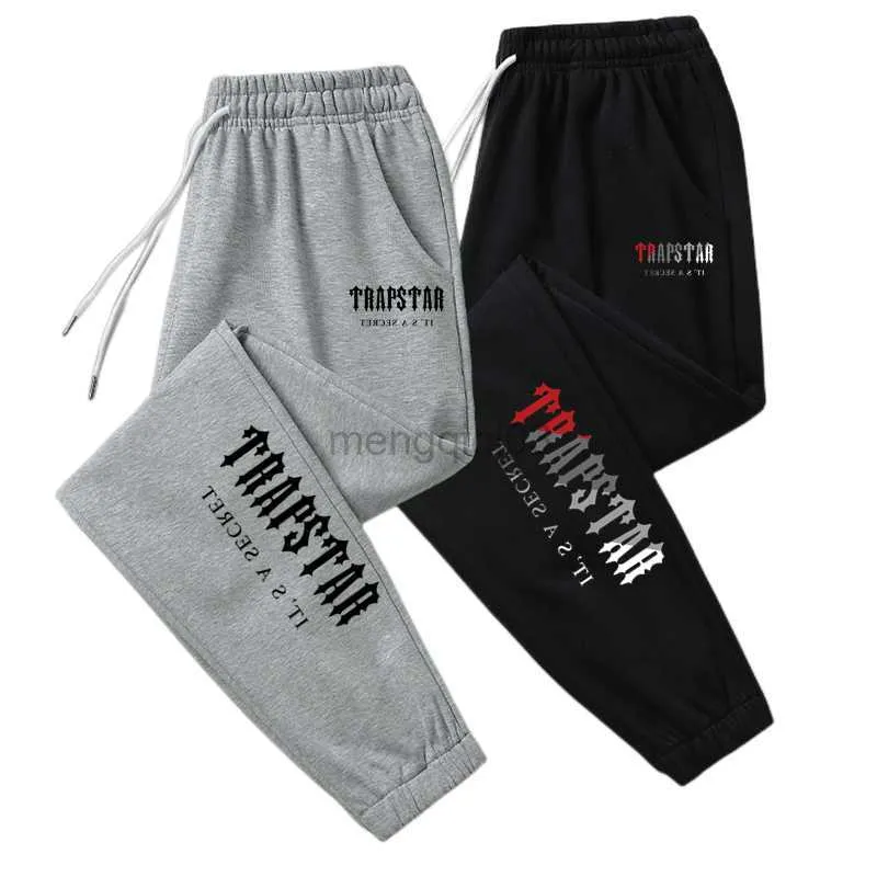 Jeans pour femmes TRAPSTAR Pantalons de sport décontractés Drstring pour femmes et hommes Pantalons de sport lâches et minces Couple Hip-hop Pantalon taille solide Y23