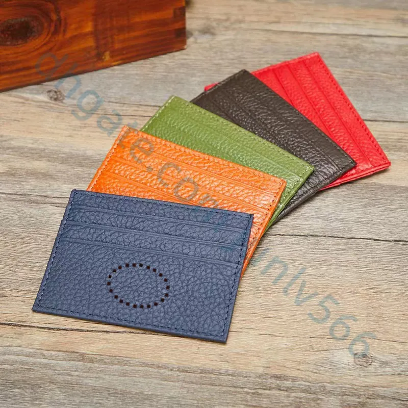 Topkwaliteit creditcardsleuven portemonnees Mini portemonnee Portemonnees Dames heren kaviaar kalfsleer Leren sleuteletui kaarthouder luxe Designer portemonnees flap kaarthouder munt