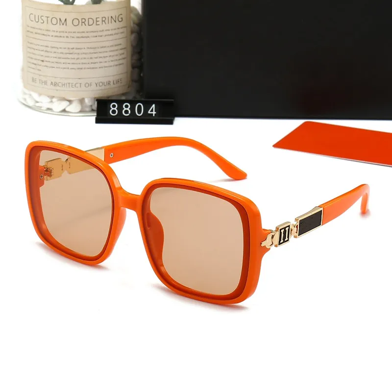 Orange Sunglasses Designer Fashion Glasses Womens Rectangle H