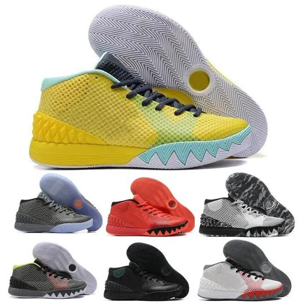 Kyrie 1 Uomo Scarpe Da Basket Infrarossi BHM Letterman Deceptive