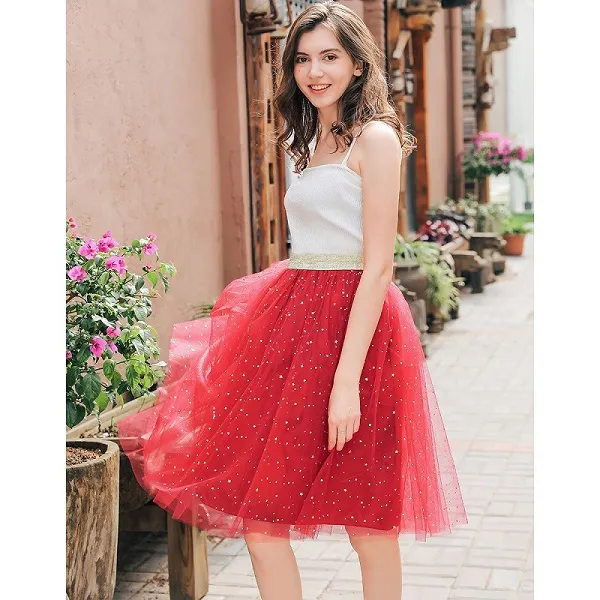 Star glitter skirt clearance