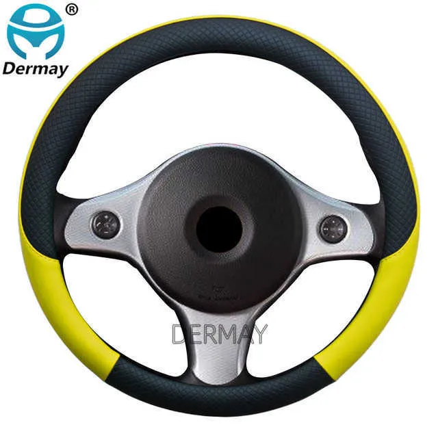 Couvre Volants 100% Dermay Brand En Cuir Car Couvercle De Volant