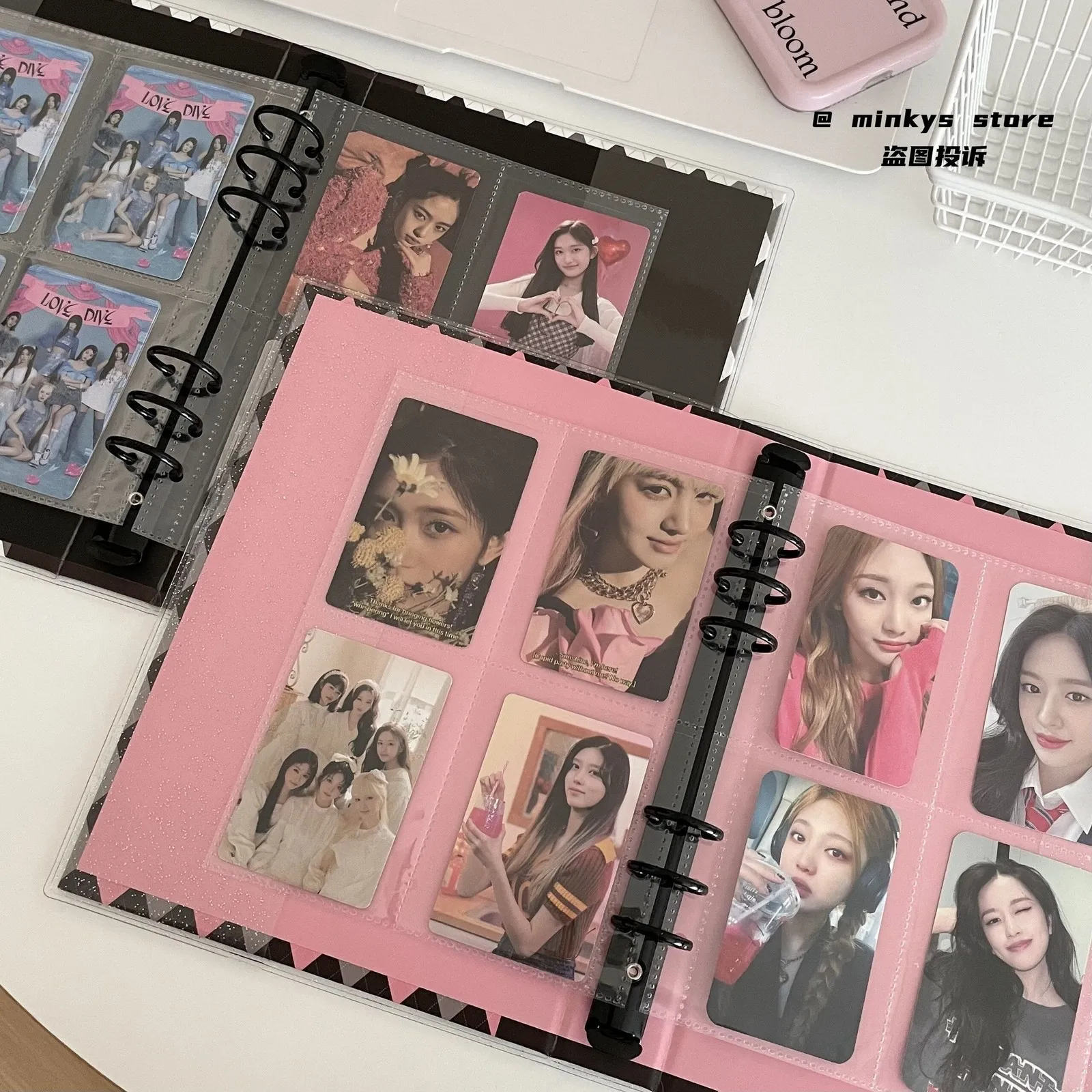 Wholesale MINKYS Retro Rhombus A5 Kpop Pocard Kpop Photocard