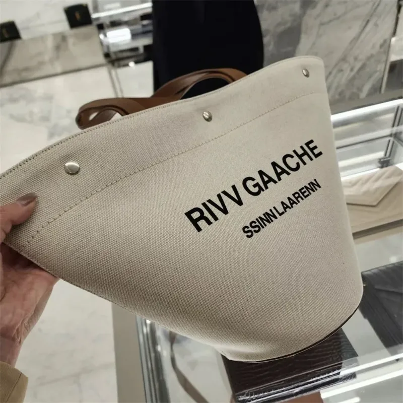 Women Designer Handbags Rive Tote Shopping Bags Crossbody Canvas Shoulder Bag Brown Black Colors Luxury Y Handbag Designers Purses Shopper