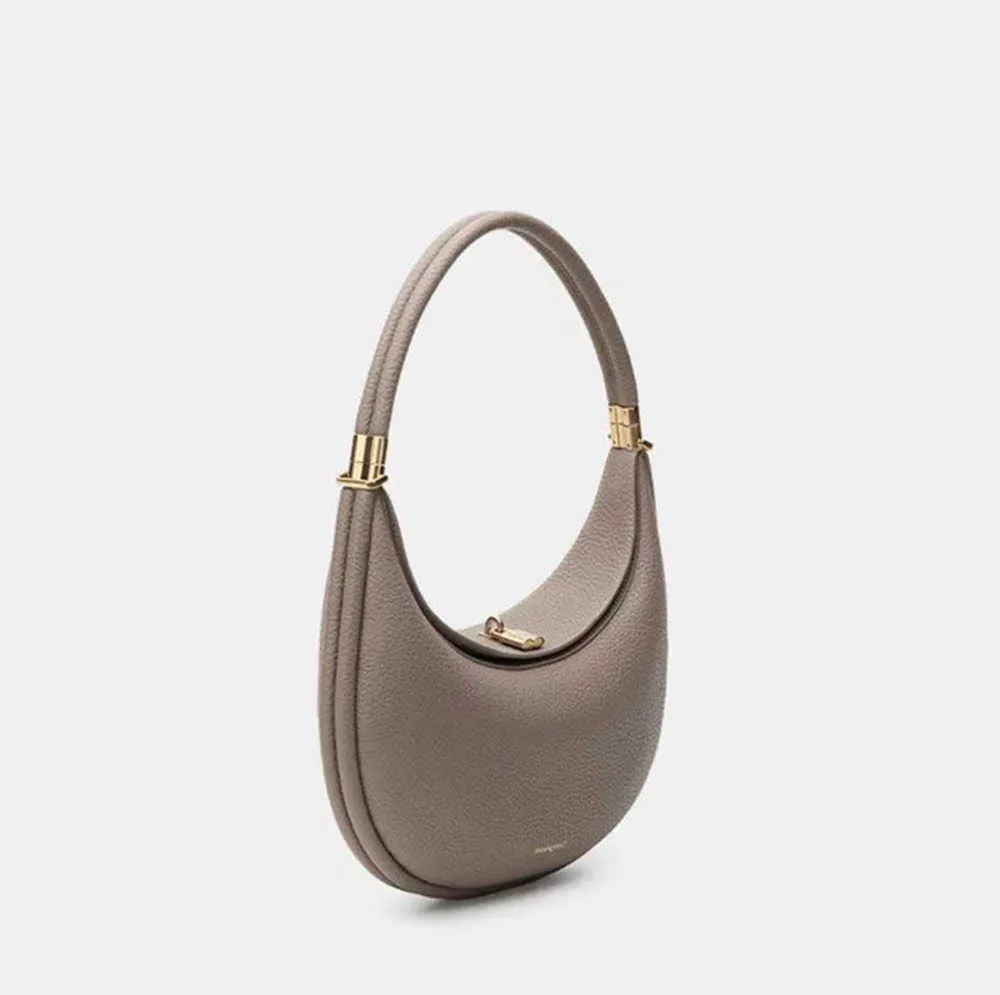 Songmont Luna 2023 Luxury Designer Underarm Hobo Shoulder Bag Half Moon Leather Purse clutch bags Handbag CrossBody news2023