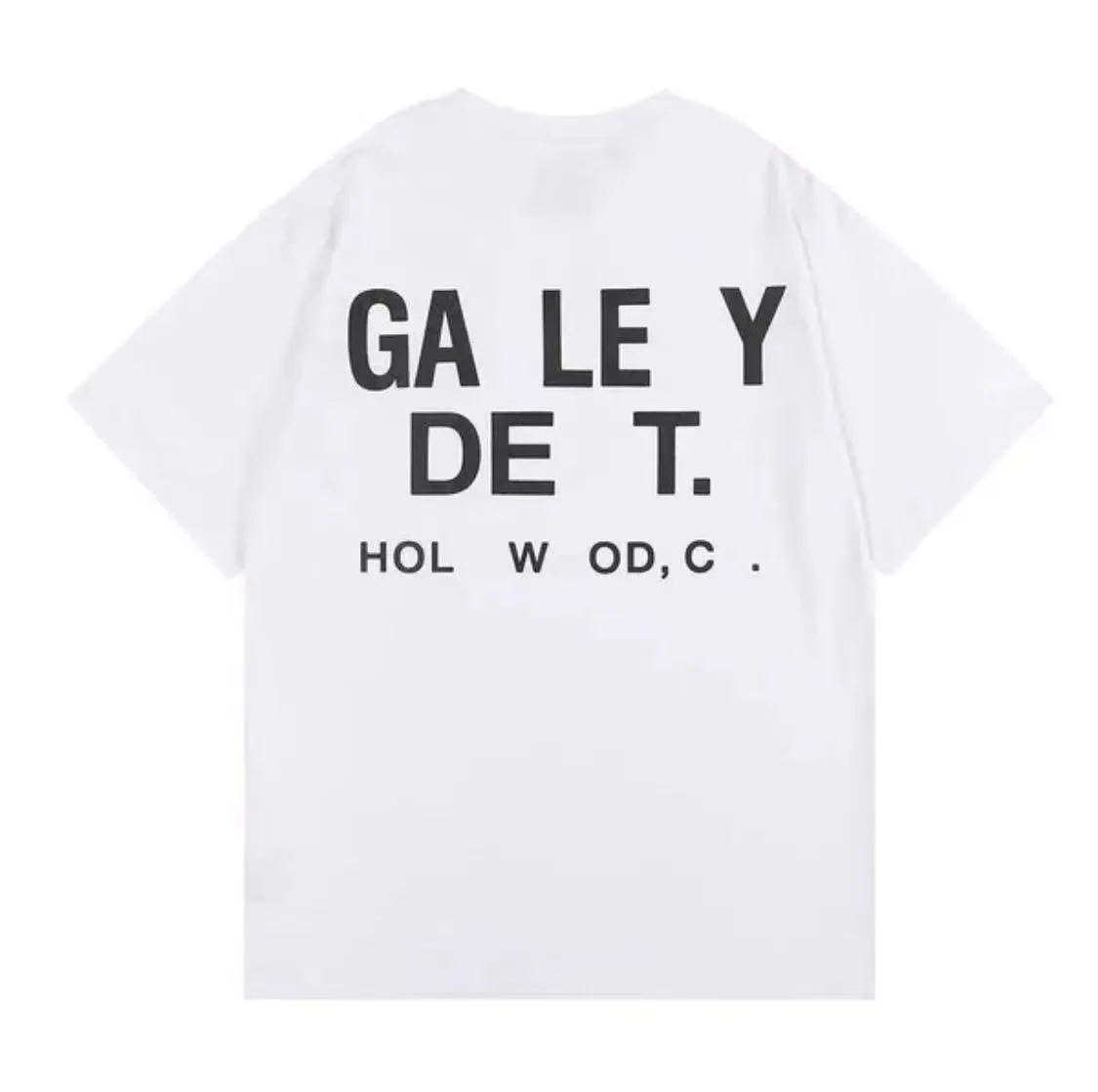 Designer Galleries Tee Depts T-shirts Casual Man Womens Tees hand-painted ink splash graffiti letters loose short-sleeved round neck clothes Asian Size S-XXXXXL