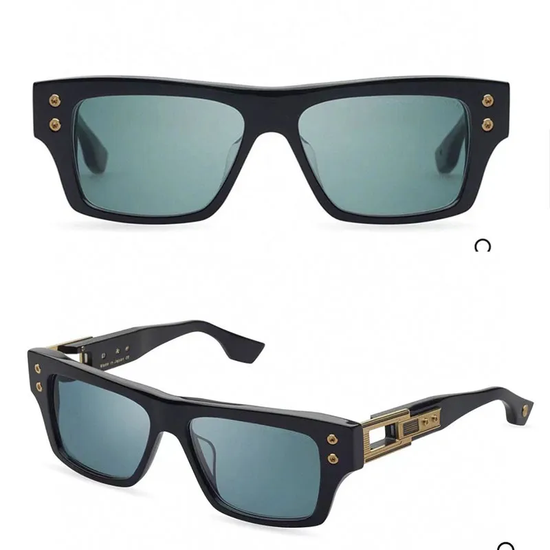 Designer-Sonnenbrille für Damen und Herren, DITA GRANDMASTER SEVEN, übergroße Sonnenbrille mit galvanisiertem Rahmen, Luxusqualität, dickes Blech, Sacoche Trapstar, Originalverpackung