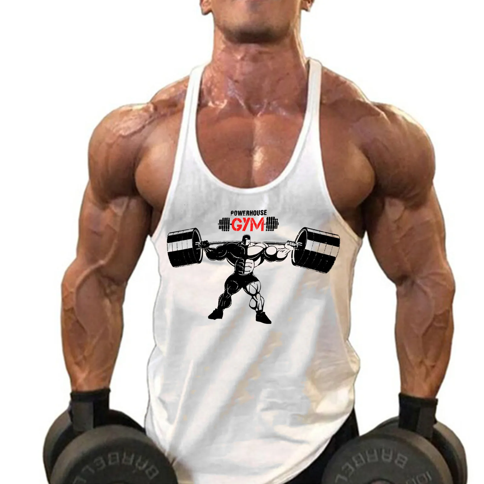 Herren Tanktops Fitnessstudio Top Männer Fitnesskleidung Bodybuilding Sommer für männliche ärmellose Weste Shirts Plus Size 230524