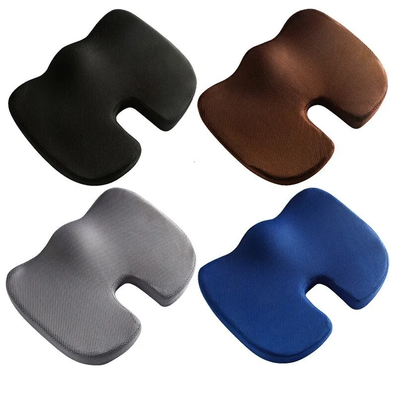 CushionDecorative Pillow Seat Cushion Office Chair Cushions Coccyx Orthopedic Memory Foam U Massage Pad Car 230523