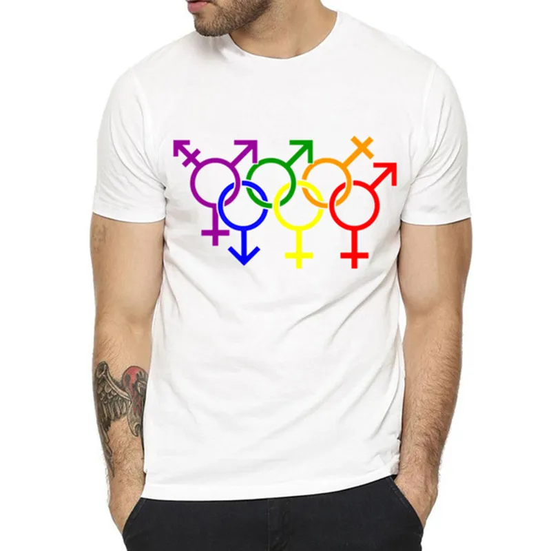 Camisetas Para Hombre Pride Lgbt Gay Love Lesbian Diseno De Arco Iris Estampado Camisetas Para Hombre Y Mujer Verano Casual Es Camiseta Ropa Unisex De 8 66 DHgate