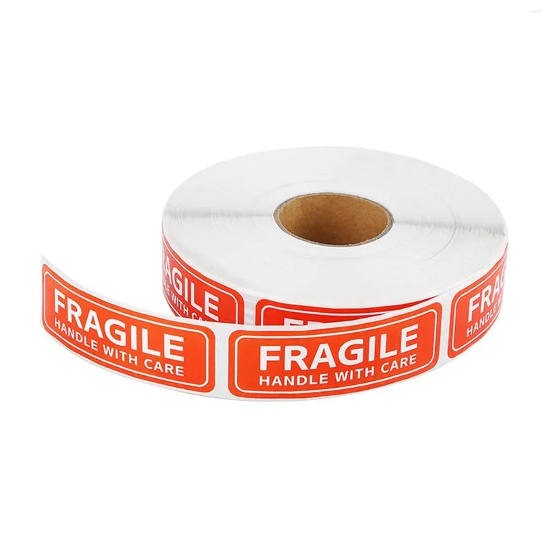 Gift Wrap Moving Warning Fragile Stickers Safe Roll Decorative Handle With Care For Adhesive Labels Sign Heavy Duty