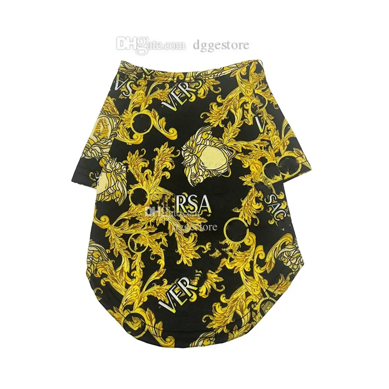 Designer Roupos de cães Aparel de cachorro Dog Aparel Camisa de cachorro Tanque de cachorro Camisas de cachorro colorido colorido Sol moletom de cachorro impresso para cães médios pequenos L A730