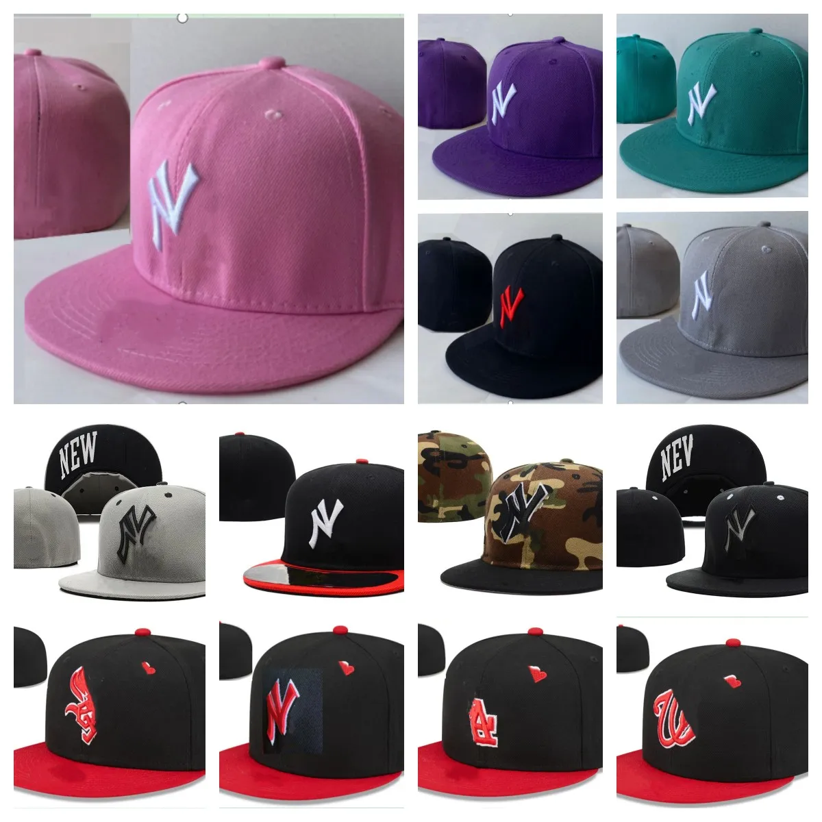 Designer Fitted Hat With All Team Logo Adjustable Size For Basketball Outdoor Sports And Hip Hop Affordable Baseball Snapback With Embroidery And Mesh All Cap Mix From Repclothes01 4.75 DHgate.Com