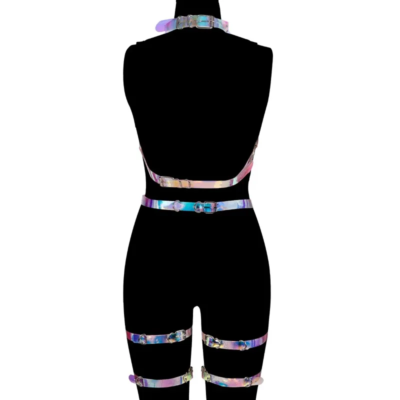 Sexy Leather Garter Belt Set For Women Fashionable... From Xmlongbida,  $27.75