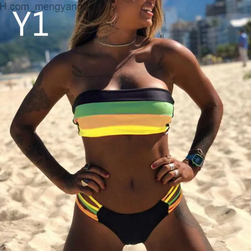 Ladies bandeau swimwear deals