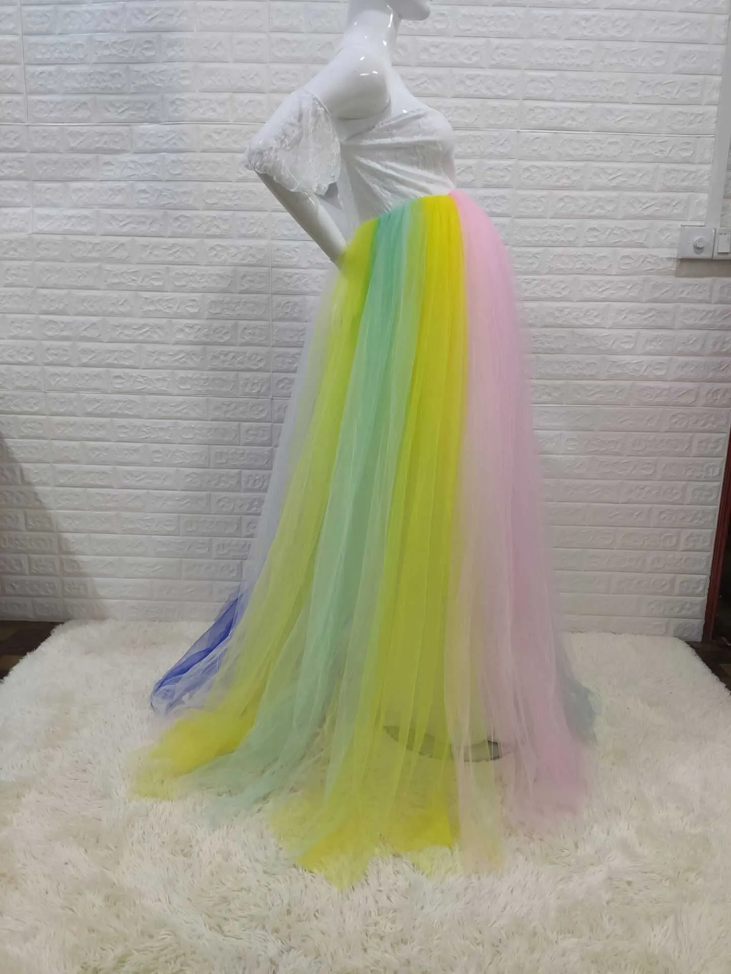 Maternity Tutu Dresses For Pregnancy Photography Rainbow Maxi Dress For Photo Shoot T230523 From Babiq03 11.44 DHgate.Com