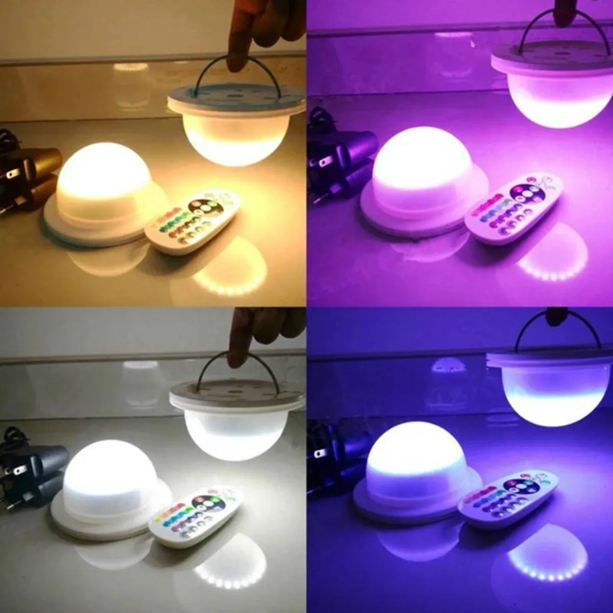 Telecomando senza fili Modulo luminoso a led RGBW ricaricabile Mobili mood Light Enhancer Wedding Bar sotto il tavolo Lampada centrotavola per illuminazione di nozze vaso luminoso